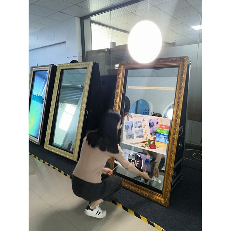 Top 65"Touch Screen Selfie Photos Mirror Photo Booth Photobooth