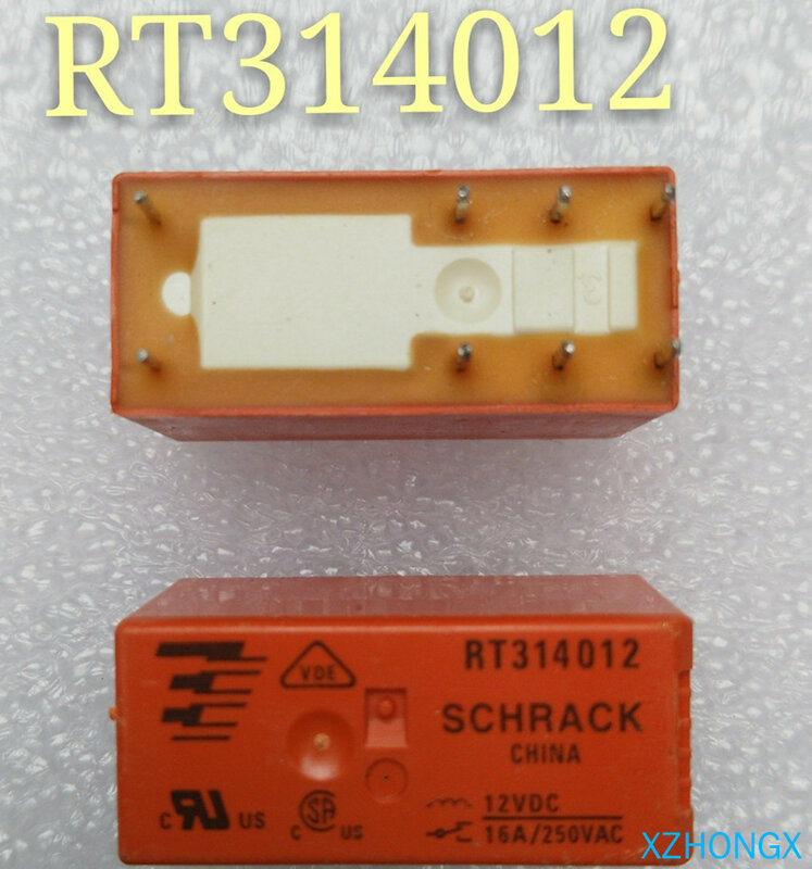 relay RT314012 12V 8PIN 16A