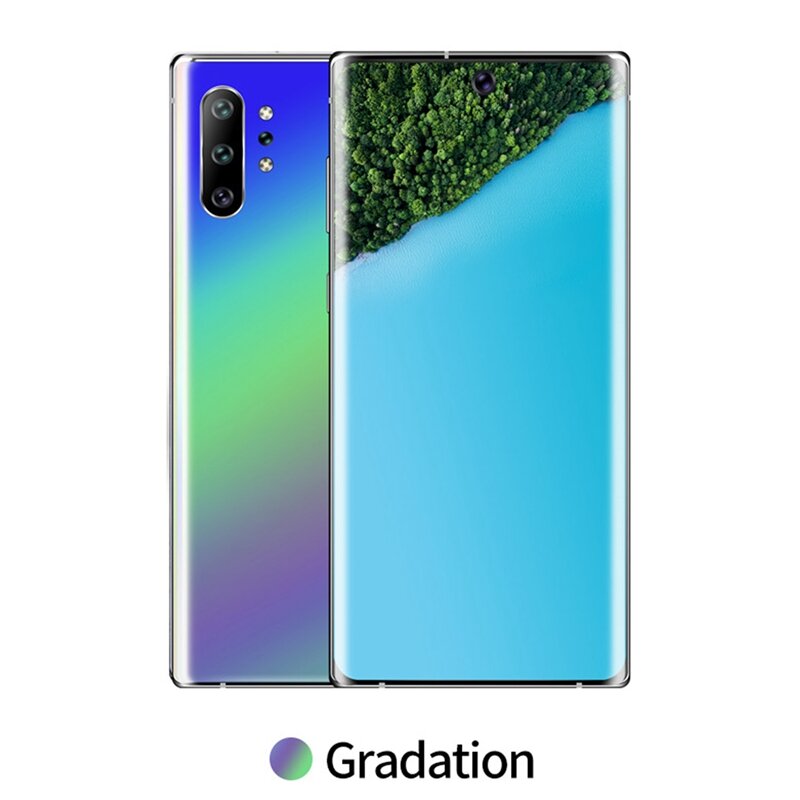 (US Plug) 6.5 Inch Android 9.1 Note 10 1GB +8GB Full Screen Smartphone Mobile Phone