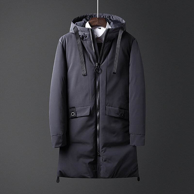 MRMT 2024 브랜드 겨울 남성용 코튼 의류, 레저 오버코트, 따뜻한 코튼 의류, 롱 코트 재킷
