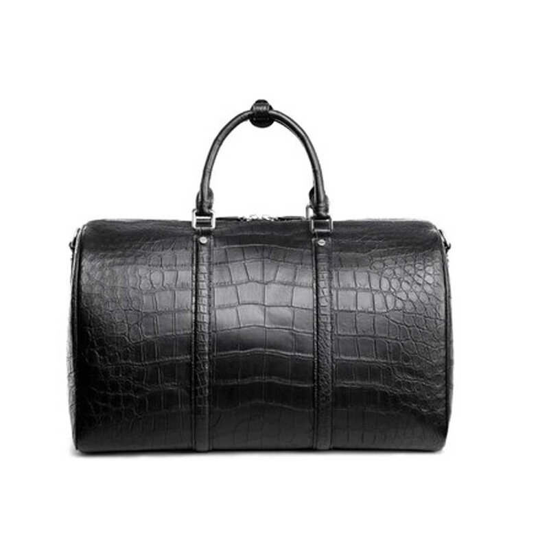 Pugete – sac en cuir de crocodile pour hommes, sacoche de voyage de loisirs de haute qualité, boston, grande capacité, nouvelle collection