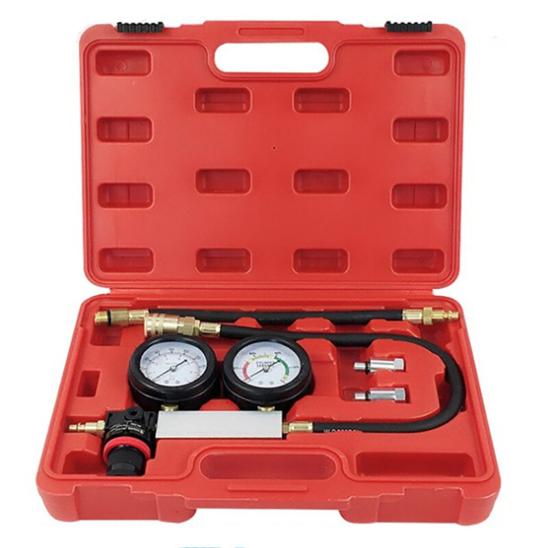 Kit de Detector de fugas de cilindro de automóvil, Detector de fugas de cilindro de automóvil, herramientas de prueba de fugas de presión de cilindro de inspección de seguridad, 1 Juego