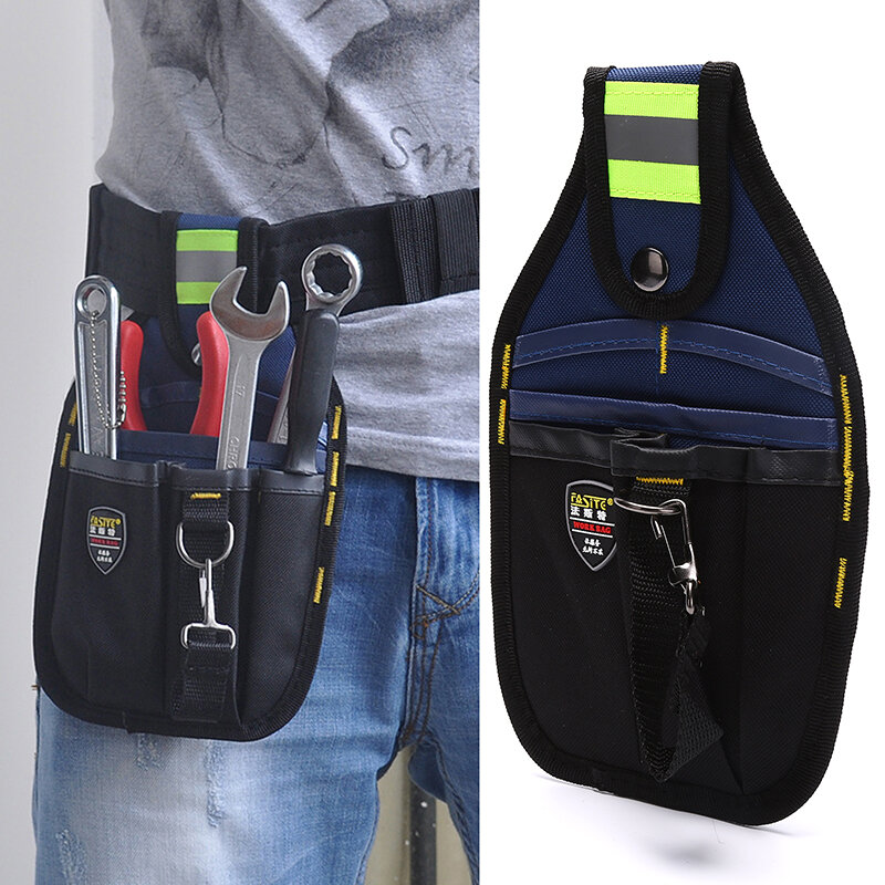 Bolsas de herramientas portátiles para colgar en la cintura, portaherramientas, bolsa de cinturón de trabajo, accesorio para bricolaje, herramienta de electricistas, carpinteros