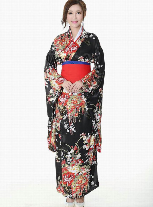 Nữ Hoa Anh Đào Nhật Bản Anime Cosplay Đầm Kimono Áo Dây Đầm Nhảy Hiệu Suất Bộ Trang Phục