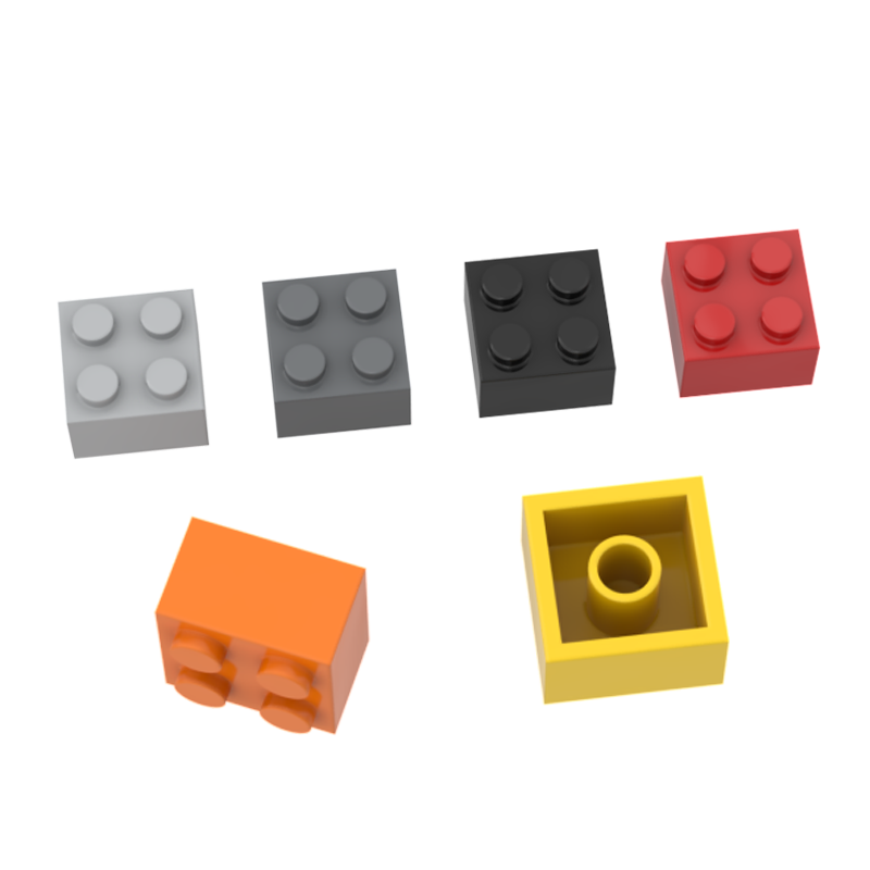 3003 Brick 2x2 Bricks collezioni Bulk modulari GBC giocattoli per MOC tecnici blocchi di edifici fai-da-te 1 pz regali assemblaggi compatibili