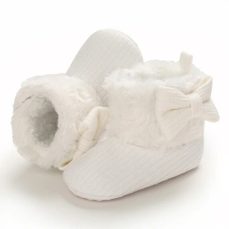 0-18M รองเท้าสำหรับทารกแรกเกิดทารกสาวหิมะรองเท้าบูทฤดูหนาวรองเท้าข้อเท้า Plush ฤดูหนาวเด็กชายและสาวความร้อนรองเท้า