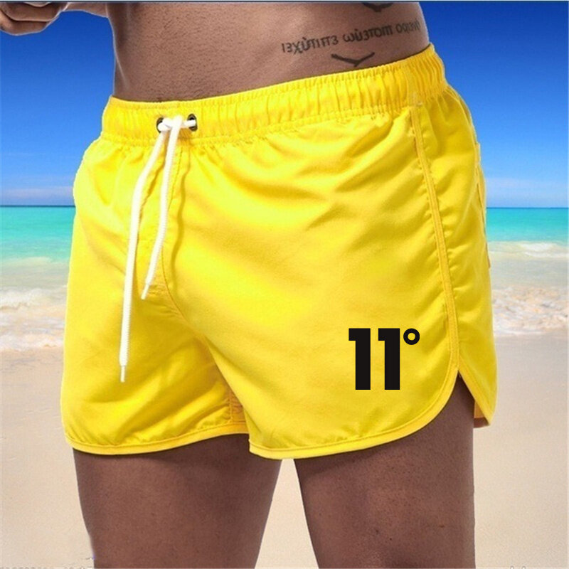 Nowa letnia plaża Bard krótkie spodnie kąpielówki mężczyźni dla chłopców spodenki do pływania plaża bieganie seksowne stroje kąpielowe siatkówka bielizna męska