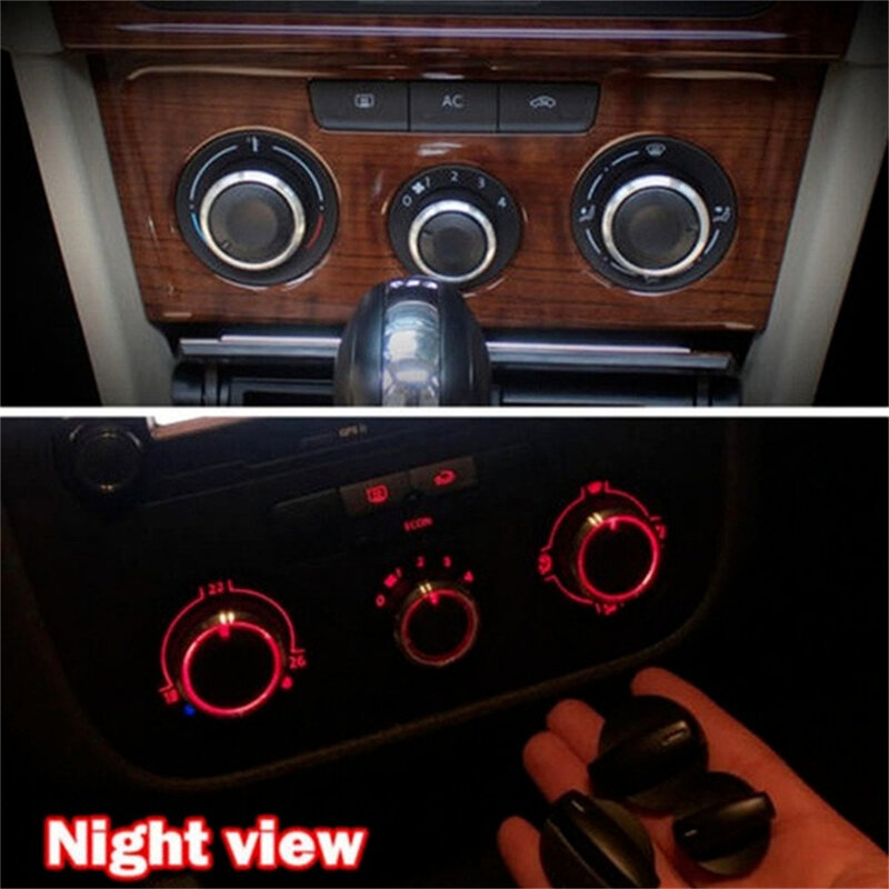 Aquecedor botões botões interruptor, VW Jetta MK5, Golf 5, Tiguan, Touran, Passat B6, Bora, novo, 3pcs