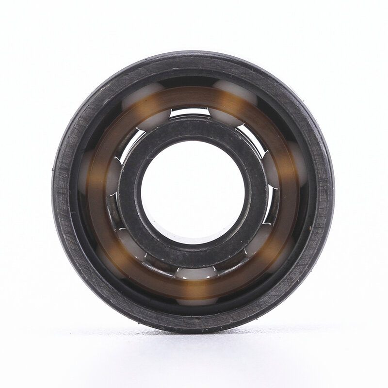 16pcs 608 Hybrid Ceramic Bearing for Inline Skate  Skateboard Black Ceramic Ball Bearings for Roller Skates Scooter