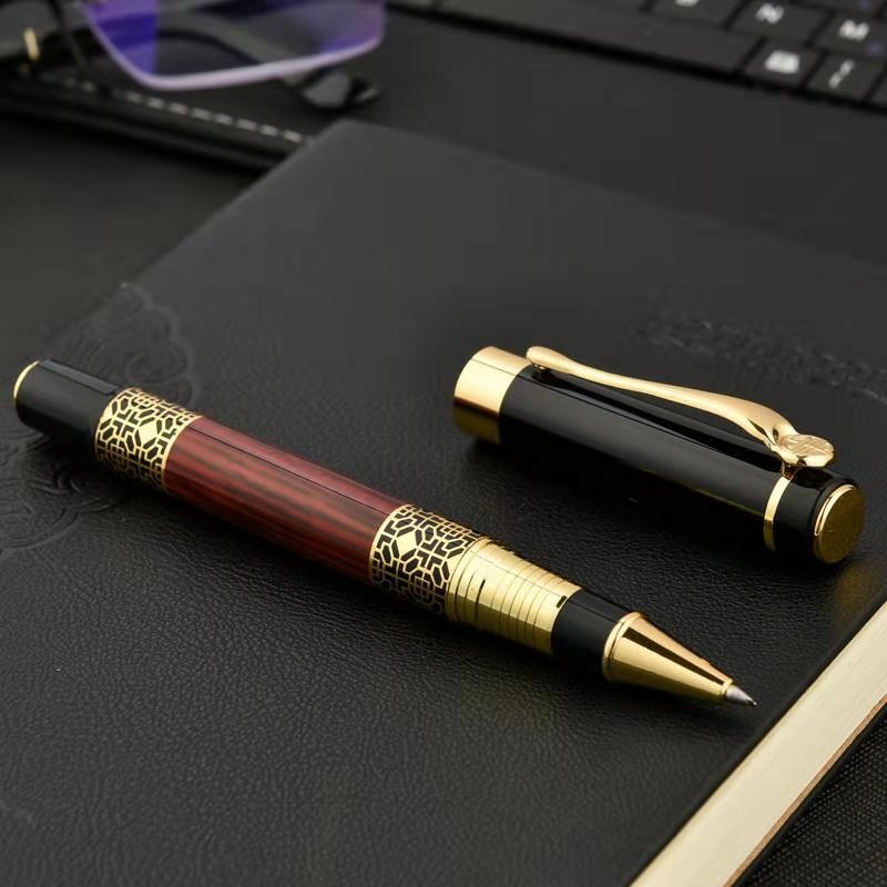 Высококачественная полностью Металлическая искусственная офисная деловая Мужская роскошная ручка для письма купить 2 отправить подарок