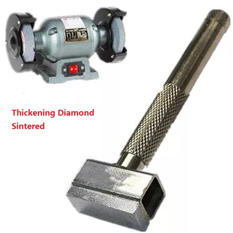 หนา Diamond Sintered T ประเภทล้อ Dresser ล้อเจียร Sharpening Stone Handle หัวขัด Dressing เครื่องบดเครื่องมือ