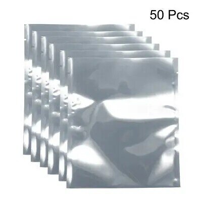 50 PCS Anti Static Bag Shield Shielding Bag, Flat Open Top, 6.7" x 7.9"