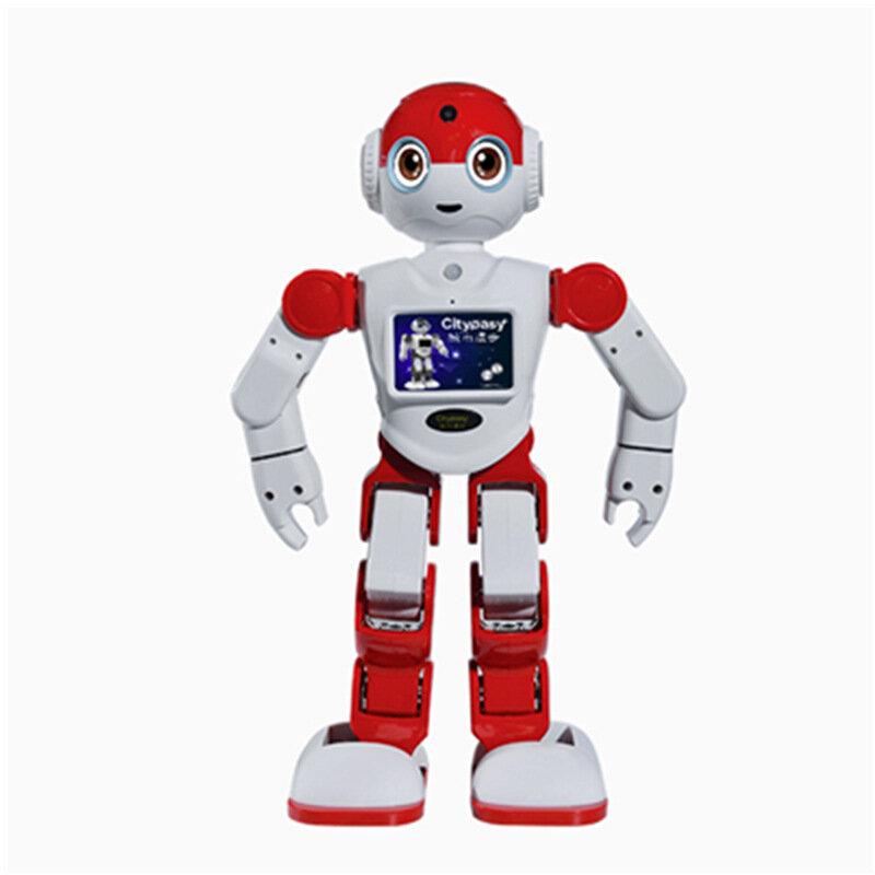 ใหม่วิดีโอหุ่นยนต์อัจฉริยะ Ai Voice Interactive ของเล่นหุ่นยนต์หน้าจอสัมผัส Face Recognition การศึกษาหุ่นยนต์ High-End หุ่นยนต์ Inteligente