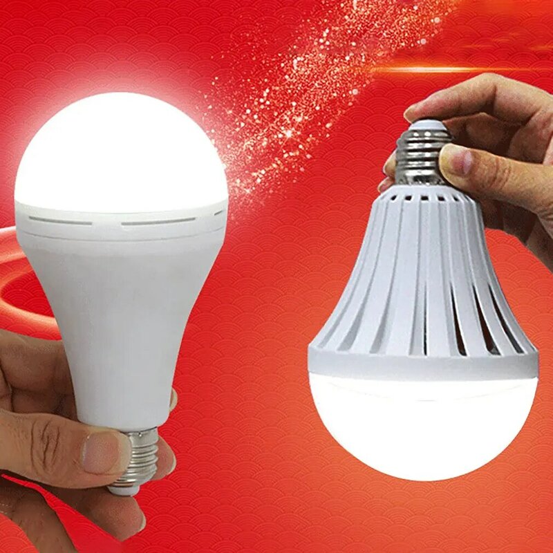 B22 5W 85-265V Portable USB Rechargeable LED Emergency Lights Light Power Emergency Bulb For Outdoor Garden Camping Tent Fishing