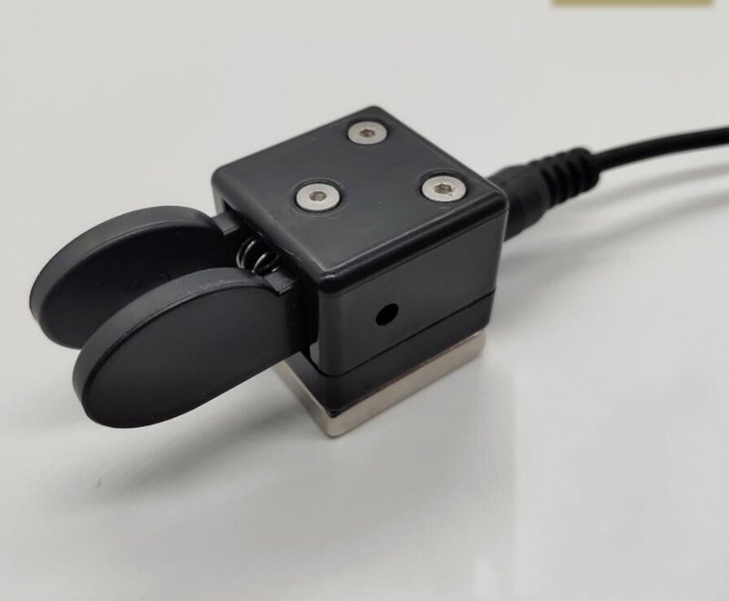 QU-2020A  Mini Dual Paddle Key Morse Key CW Key Automatic Base Magnetic Adsorption For Shortwave Radio