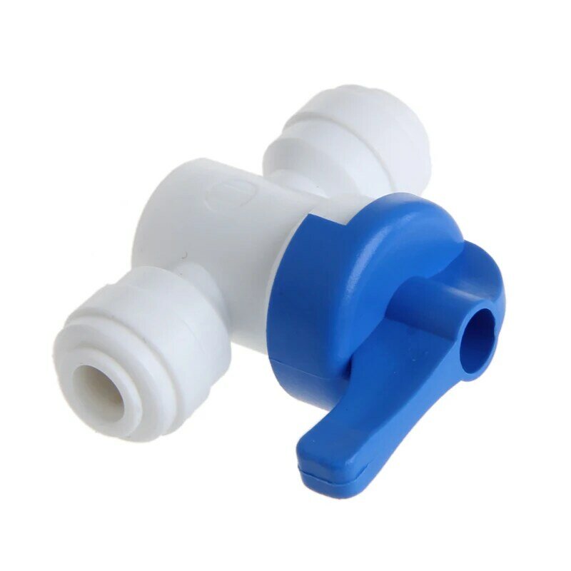 Válvula de esfera 6mm 1/4 \ "tubo od porto plástico sistema de água loop conector dropship