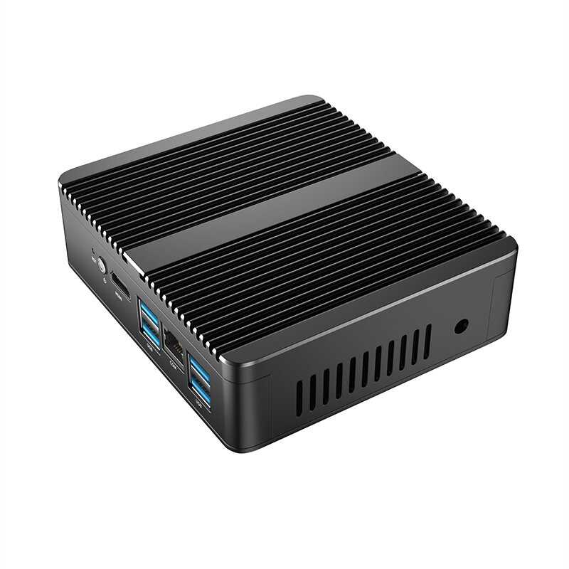 BKHD Router Firewall Pfsense di alta qualità Mini PC 6 LAN 8th gen cpu mini computer senza ventola Openwrt X86 Vyos Ubuntu Centos