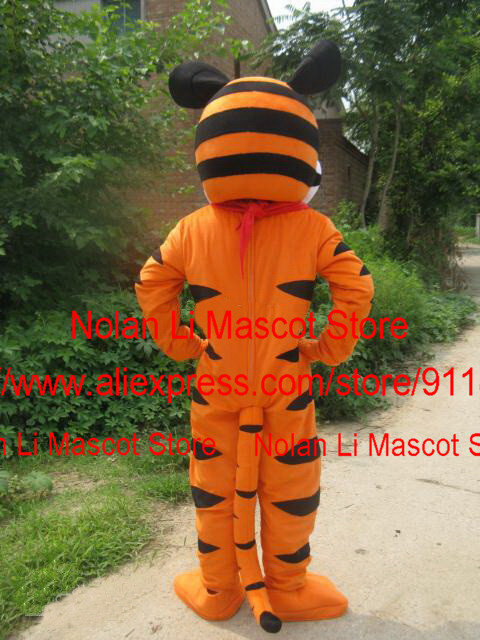 Casco in materiale EVA di alta qualità Tiger Mascot Costume Unisex Cartoon Suit Cosplay trucco festa di compleanno regalo di festa 407
