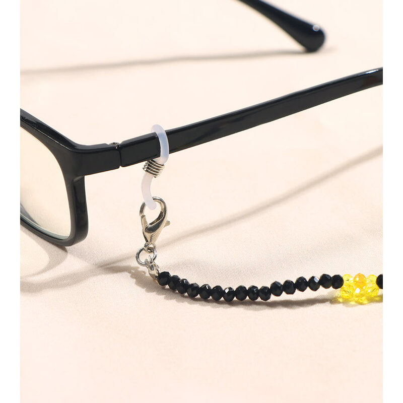 Ins-cadena para gafas de sol con cuentas de flores de cristal, cadena para gafas de lectura, accesorios de joyería