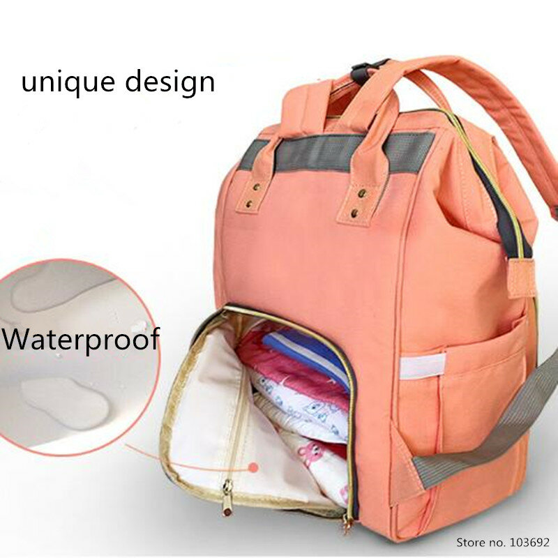 LAND Diaper bag Backpack Nappy Bags Large Backpack Baby Organizer Maternity Bags For Mummy Handbag Baby Nappy