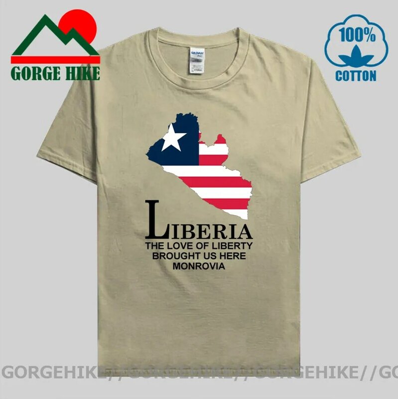 Liberia Liberian LBR Monrovia mens new t shirt men Fashion tops Short Sleeve sports clothes national team summer cotton t-shirt