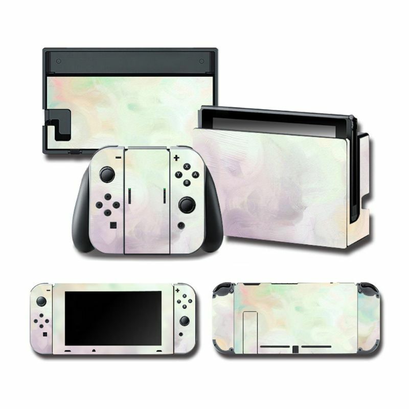 1Set Full Body Skin Colorful Sticker Art Decals for NS Switch Console Controller 72XB