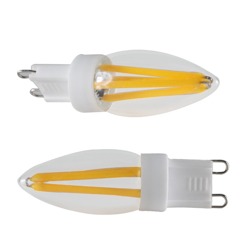 G9 Dimmer Candle Lamp Led Filament Light Super 3W 110v 220v Ceramic+Glass Spotlight Replace Halogen For Home No Flicker Bulbs