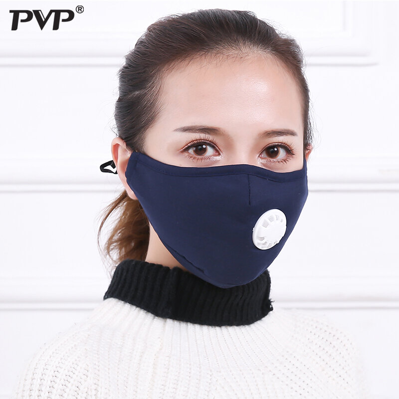 1PCS Anti Pollution Mask Dust Respirator Washable Reusable Masks Cotton Unisex Mouth Muffle for Allergy/Asthma/Travel/ Cycling