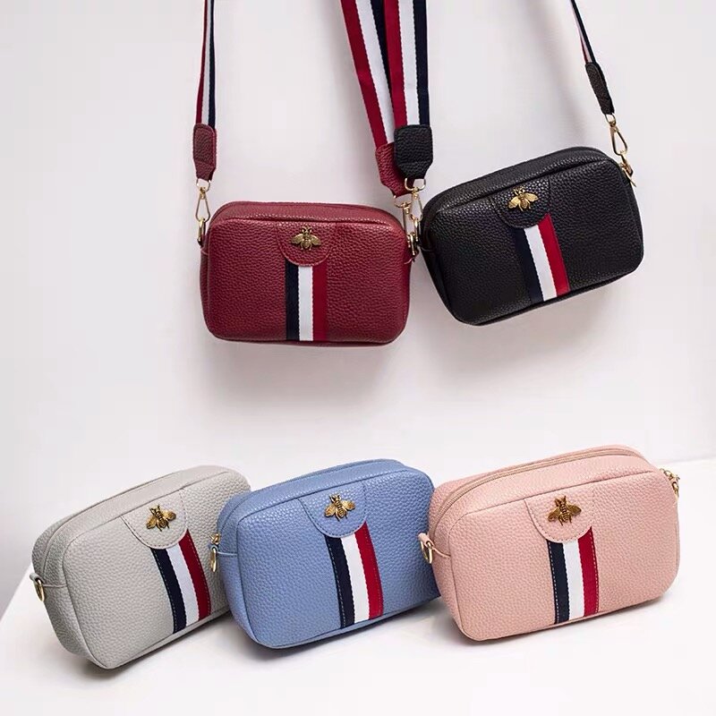 Décontracté Rectangle forme Mini sac Portable en cuir PU sac de téléphone nouvelle tendance sac à main sac à bandoulière
