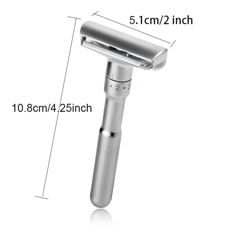 IRAZOR-soporte para máquina de afeitar para hombre, Base de aleación de aluminio para maquinilla de afeitar de seguridad ajustable, diseño único, peso pesado