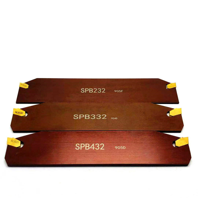 Ferramenta de torneamento indexável para ranhuras, inserção CNC, SPB232, SPB332, SPB432, SPB326, SPB426, SPB32-3, 32mm, SPB32-3