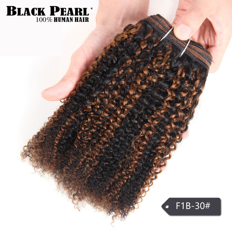 Podkreśl kolor dziewiczych Remy ludzkich włosów Weave100g brazylijski Afro perwersyjne włosy splot wiązki blond przed kolorowe włosy