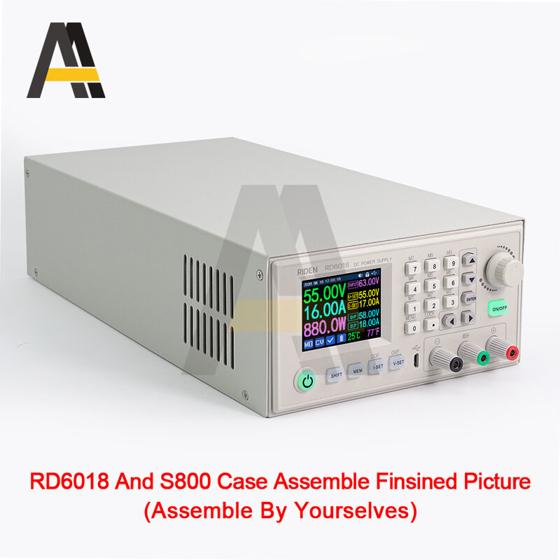 RD RD6012 RD6018 Công Tắc Nguồn Điện 65V 800W Điện Kỹ Thuật Số Cung Cấp Ốp Lưng S800 Cho Lạnh Thép Vỏ kết Hợp Bộ