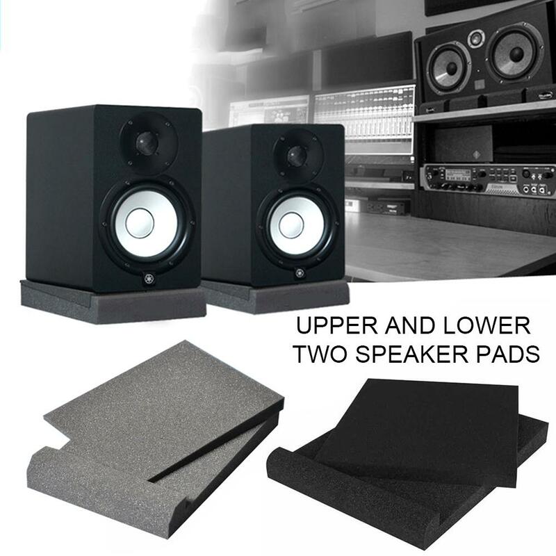 4pcs Studio Monitor Isolation Pads High Density Acoustic Foam For Most Speaker Stands Piano Room Sound Reinforcement Cushion