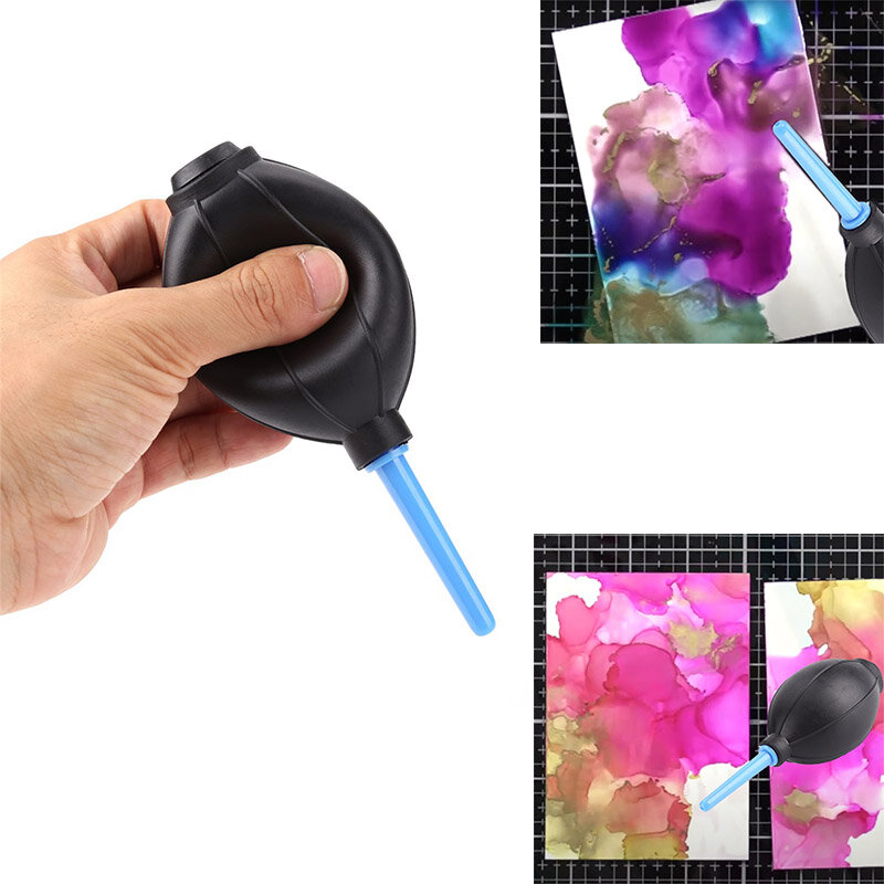 Álcool Ink Air Blower, DIY Handmake Artesanato, Manipulando Movimento Tinta, diâmetro 5,5 centímetros