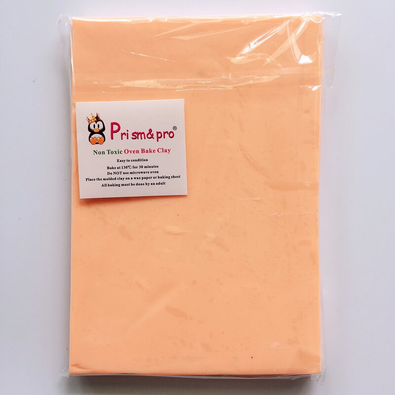 Prisma de proteção para pc, cor branca ou de pele, 250g (250 lb) por pc, cores, prisma e marca pro, exportação, argila dos eua, argila de polímero