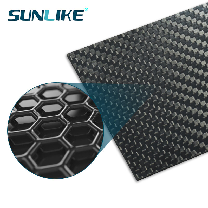 75x125mm 3k brillant mat twill simple feuille de fibre de carbone plaque de fibre de carbone panneau de fibre de carbone épais 0.5,1,1.5,2,3,