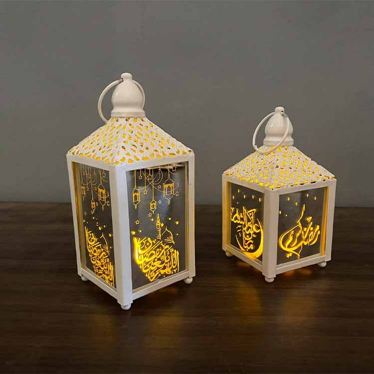 Die neue Ramadan dekorative laterne eid Mubarak Eid al-Fitr wind lampe ramadan ornamente kreuz-grenze spezielle versorgung