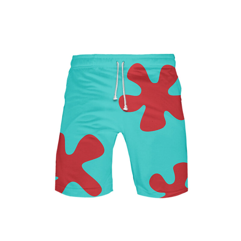 3D อะนิเมะ Patrick Star Board กางเกงขาสั้นฤดูร้อนใหม่ Quick Dry Beach ว่ายน้ำกางเกงขาสั้นผู้ชาย Hip Hop สั้นกางเกงชายหาดเสื้อผ้า