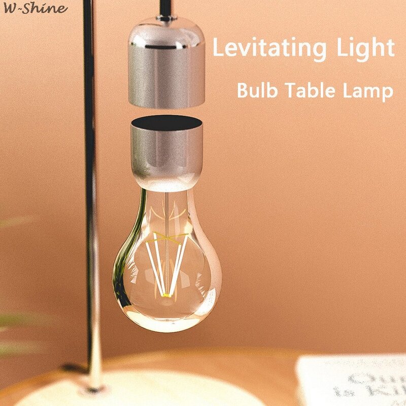 Магнитная левитационная лампа, креативная плавающая лампочка для подарка на день рождения, магнитное левитирующее освещение для комнаты, украшение для дома и офиса