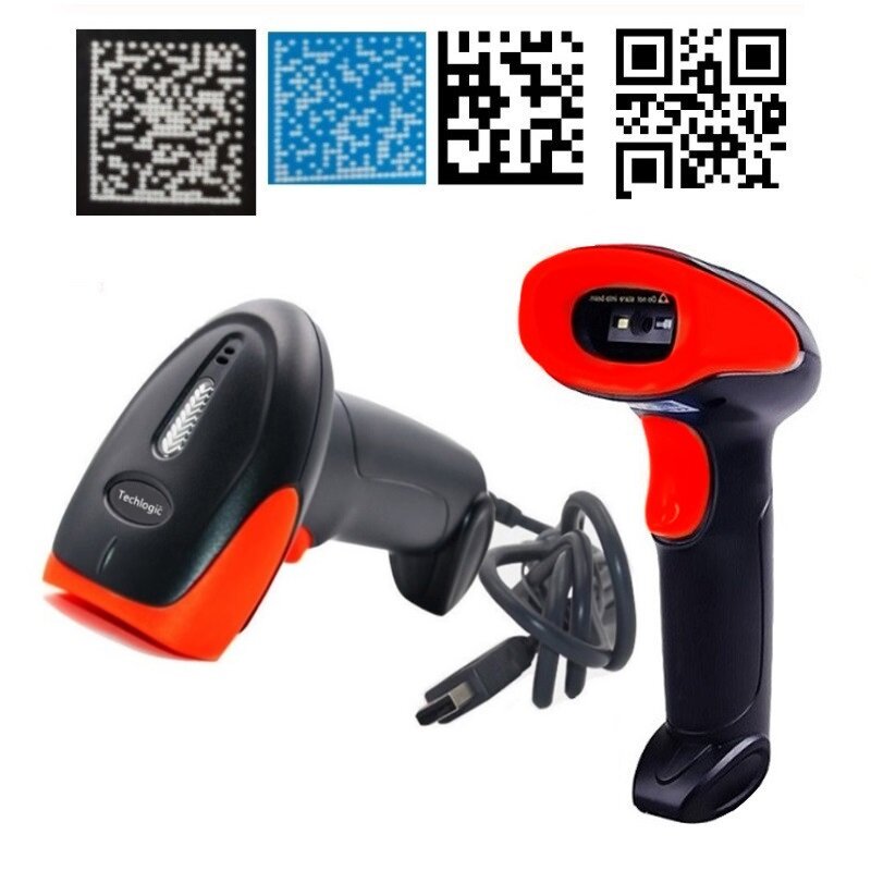 Сканер штрих-кодов Techlogic, USB, 1D 2D CCD, QR PDF417