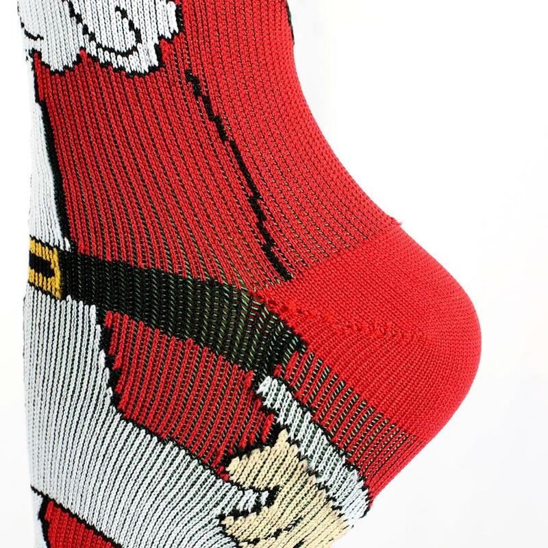 Осенне-зимние компрессионные чулки Рождественский мультяшный формирующий твердый Снеговик упражнения для мышц ног успокаивающие женские мужские носки