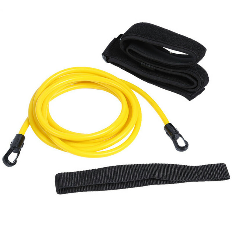 Ajustável Swim Training Resistência Elastic Belt, Natação Exerciser, Safety Rope Band, Swim Tether, 3 m, 4m