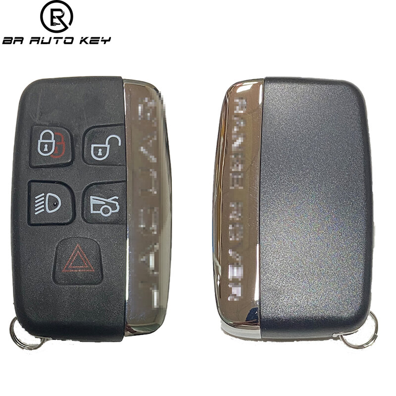 5 przycisków inteligentny pilot z kluczykiem samochodowym dla jaguara XF XJ XK XE 2013-2017 315mhz/433mhz bezkluczykowy inteligentny klucz ID49 Chip FCC:KOBJTF10A