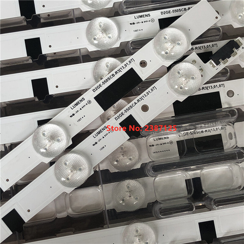 Bande de rétroéclairage LED pour UE55F6100, UE55F6170, UE55F6475, UE55F6500, UE55F6505, UN55F6100, UN55F6300, UN55F6400, UN55F6800, 20 pièces