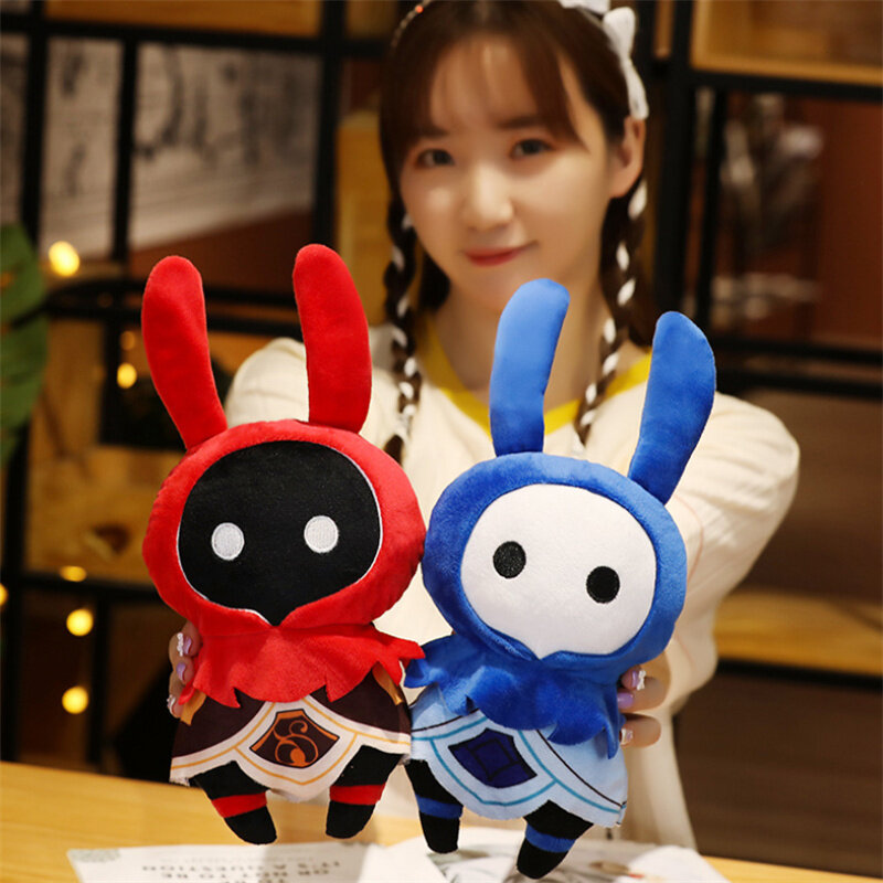 Game Anime Genshin Impact Pyro Cyro Abyss Mage Plush Doll Cosplay Costume Kawaii Cartoon Props Toy Christmas Gift