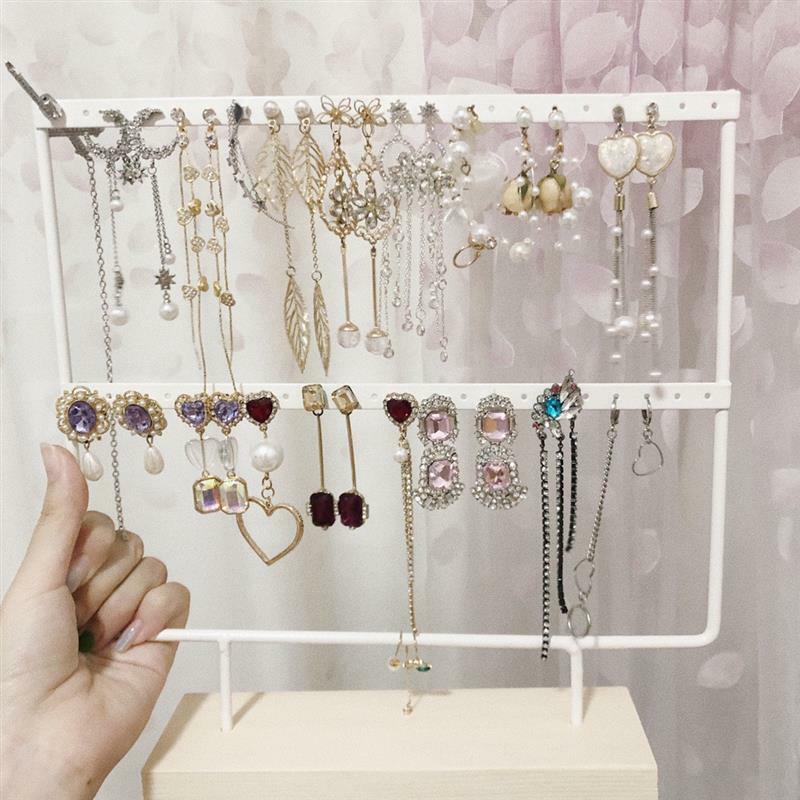 Jewelry Display 24/44/66/144 Holes Stand for Earrings Pendants Bracelets Jewelry Stud Earrings Holder Jewellery Rack Wholesale