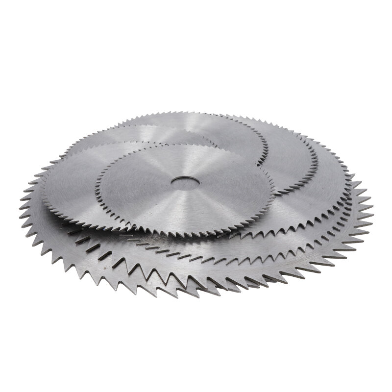 XCAN hoja de sierra Circular de acero al manganeso, disco de corte de madera, accesorios para herramientas eléctricas, 100/110/125/150/180mm, 60/75/80 dientes, 1 unidad