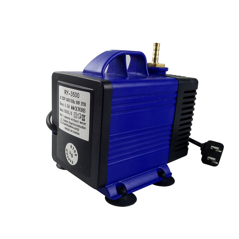 Pompa CNC 220V 80W wielofunkcyjna pompa głębinowa 3.5M 3500L/H chłodzenie wrzeciona na maszyna do grawerowania (darmowa 5m rurka PU)