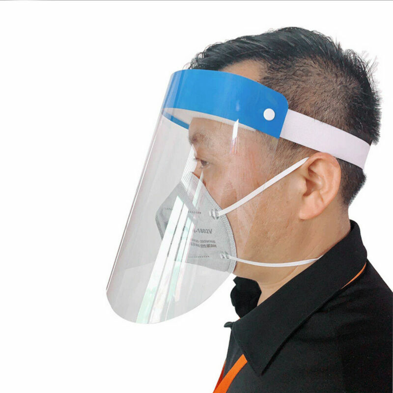 10X Clear Safety Face Shield Anti-Splash Isolation Protective Goggles Mask Anti-fog Protective Mask Eye Face Protector Shield
